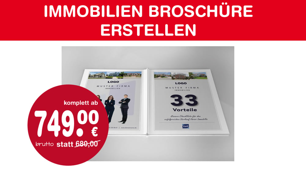 Immobilien-Broschüre erstellen | Layout gestalten