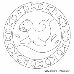 Mandala Seelöwe