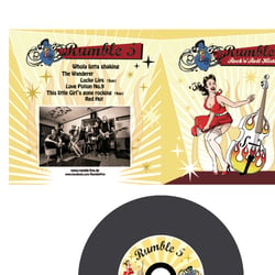 Cover Illustration und CD Gestaltung für Rumble 5