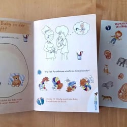 Rätselheft mit Stickerbogen