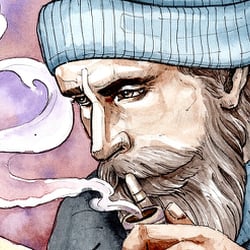 Illustration mit Aquarellfarben