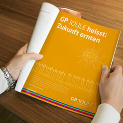 gP Joule – Anzeige „Zukunft ernten“