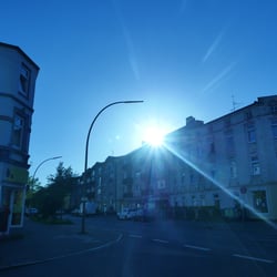 Sonne hinter