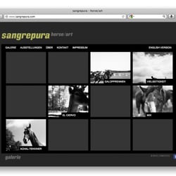 Website, Startseite mit Bildwechsel