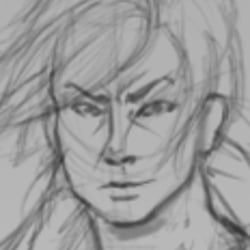 Male Warrior Sketch