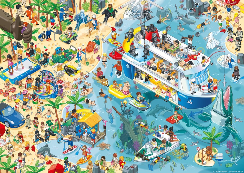 Playmobil Wimmelbild