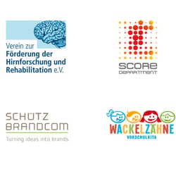 verschiedene Logos