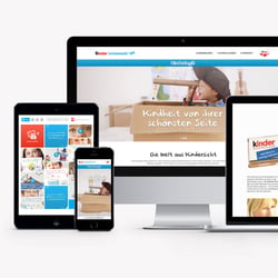 KinderSchokolade Website