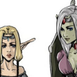 Schwestern – Vorher/ Nachher vergleich für DeviantArt.com