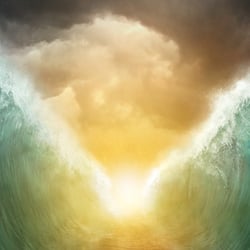 Moses teilt das Schilfmeer – Detail 4