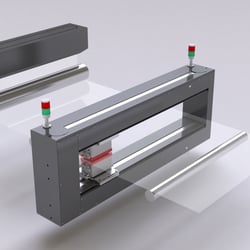 Prinzip-Flachfolienextrusion