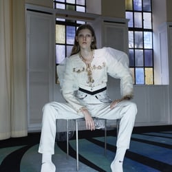 Model wearing Chanel