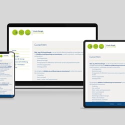 Sachverständige Innenraum Webpräsenz