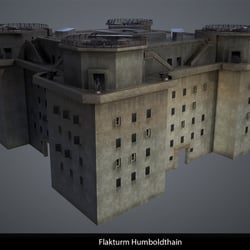3D Rekonstruktion – Flakturm Humboldthain