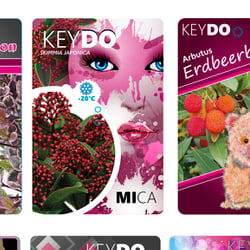 Verschiedene Etikettenlayouts für einen Kunden