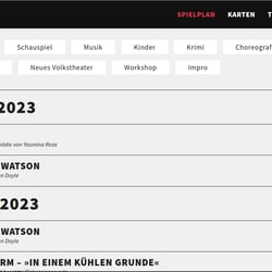 Spielplan des Turmtheater Regensburg