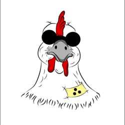 Illustration – Blindes Huhn