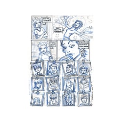 BERLIN / BERLIN Comic „Froschkönige“: Comicseite [Skizze_02]