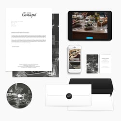 Canapé Bistro Saarbrücken, Vanessa Badziong Grafik