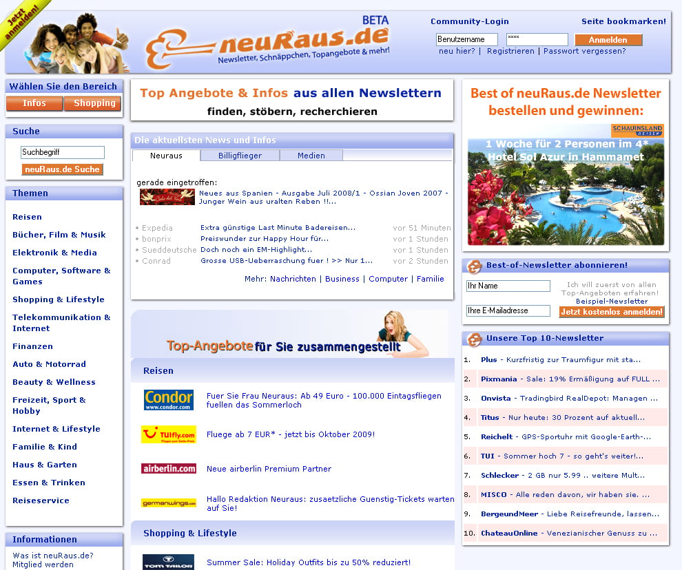 neuRaus Startseite