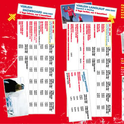Flyer Leistungsspektrum Saison 08/09