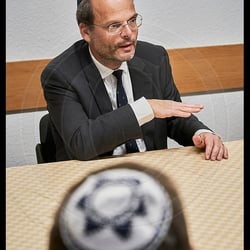 Dr. Felix Klein, German Federal Commissioner, meets with members of the World Jewish Congress Jewish Diplomatic Corps