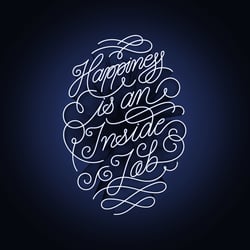 Editorial Lettering Visual