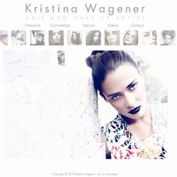 Kristina Wagener – Website by mr noe graphic design, Berlin