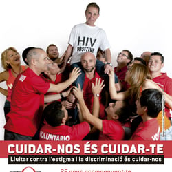 Solidaritätsposter – Kampagne für Stop Sida, Barcelona