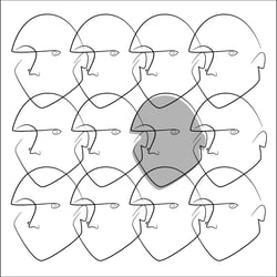 Faces in Grey
