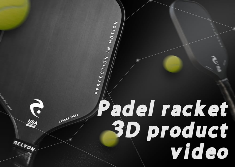 3D model of the Padel Racket