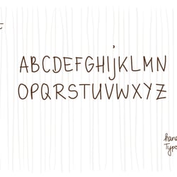 Barnhouse Redesign handwritten font