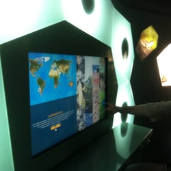 Interaktiver Screen, Ausstellung Frogs & Friends e.V, Zoo Wien