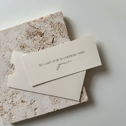 minimal save the dates