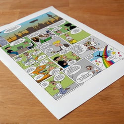 Comic-Bewerbung