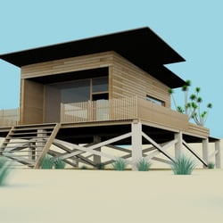 Haus am Meer – Scanline Renderer