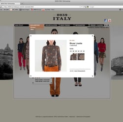 Projekt: 0039Italy Website • Agentur: Annette Wanner Communications