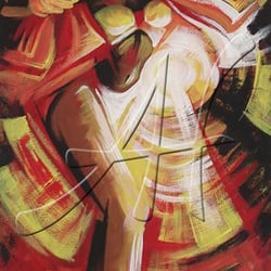 African Sun, 40 × 100 cm