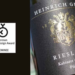 Etikettendesign Weingit Heinrich Gies