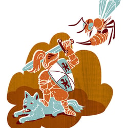 Illustration für Versicherungsmagazin