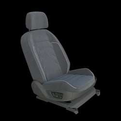 Autositz Leder grau