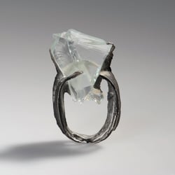 Silber mit Glas