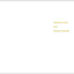 Vorsatz, Clara Schumann „Blumentagebuch“