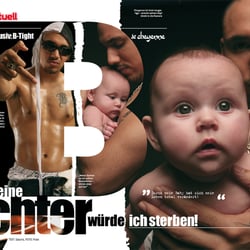 Aufmacher-Seite für einen 3-Seiter der Publikation BRAVO