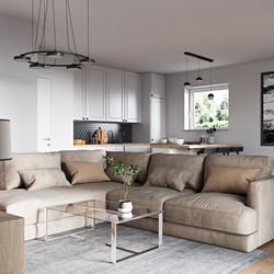 küche-wohnzimmer