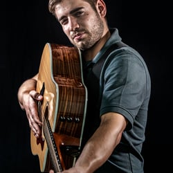 Photoshooting for a rock band