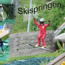 Collage Skisprung