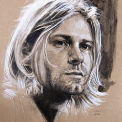 Portrait Kurt Cobain