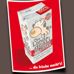 Milchpackungsfake