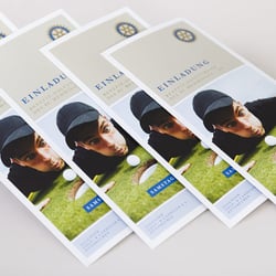 Rotary Club Memmingen – Flyer, Speisekarten, Plakate